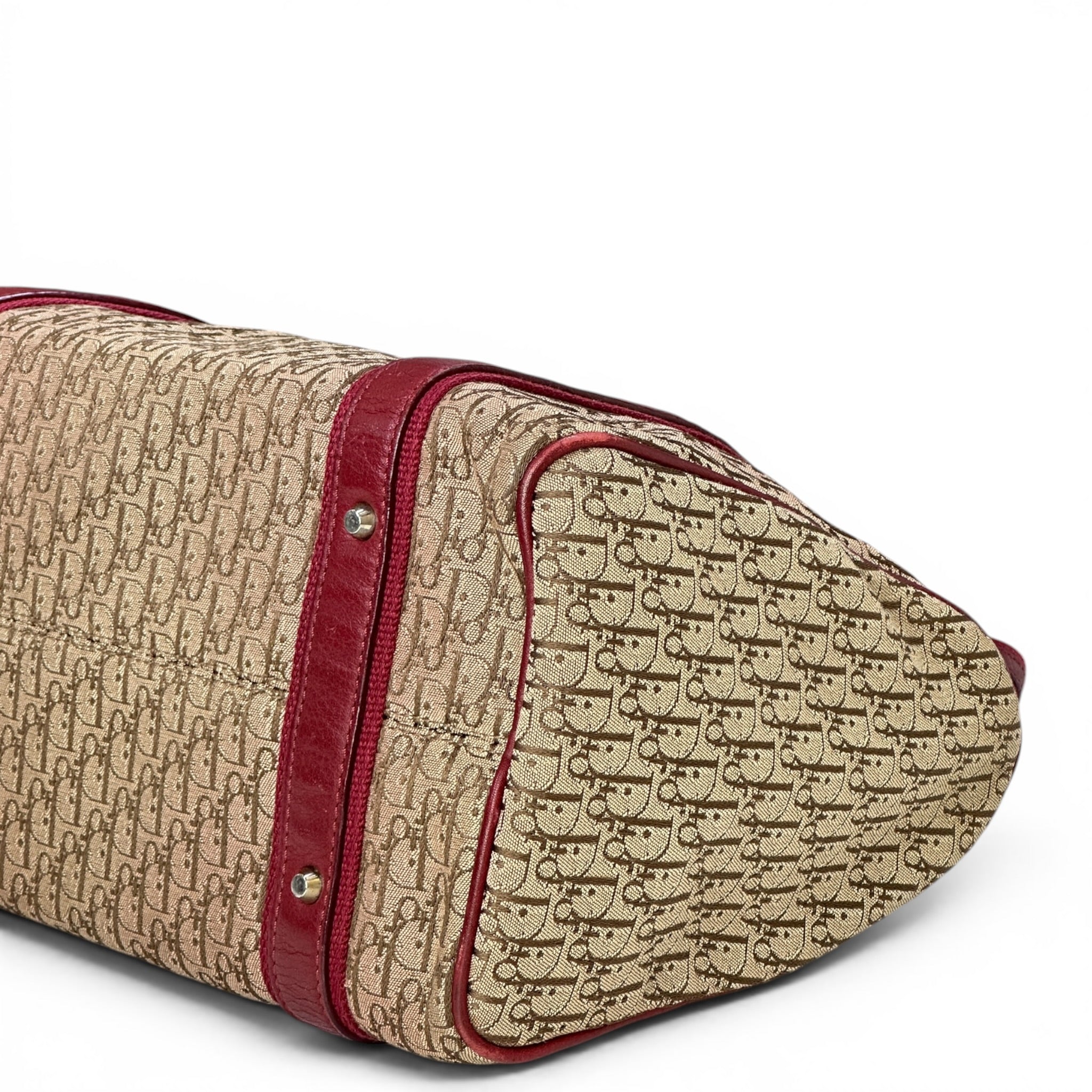 Christian Dior Street Chic Boston Monogram Canvas Bag