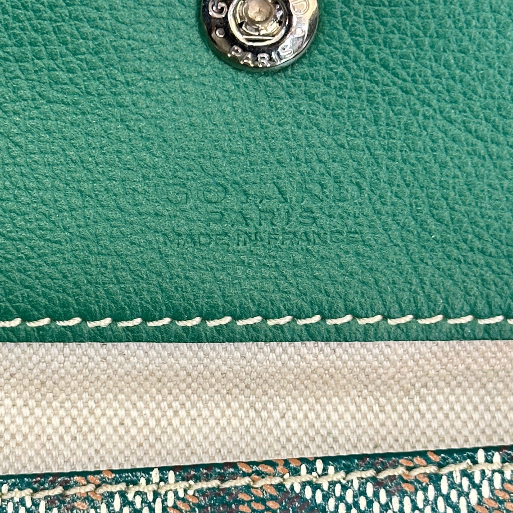 Goyard Saint Louis PM Pearly Green Goyardine Tote