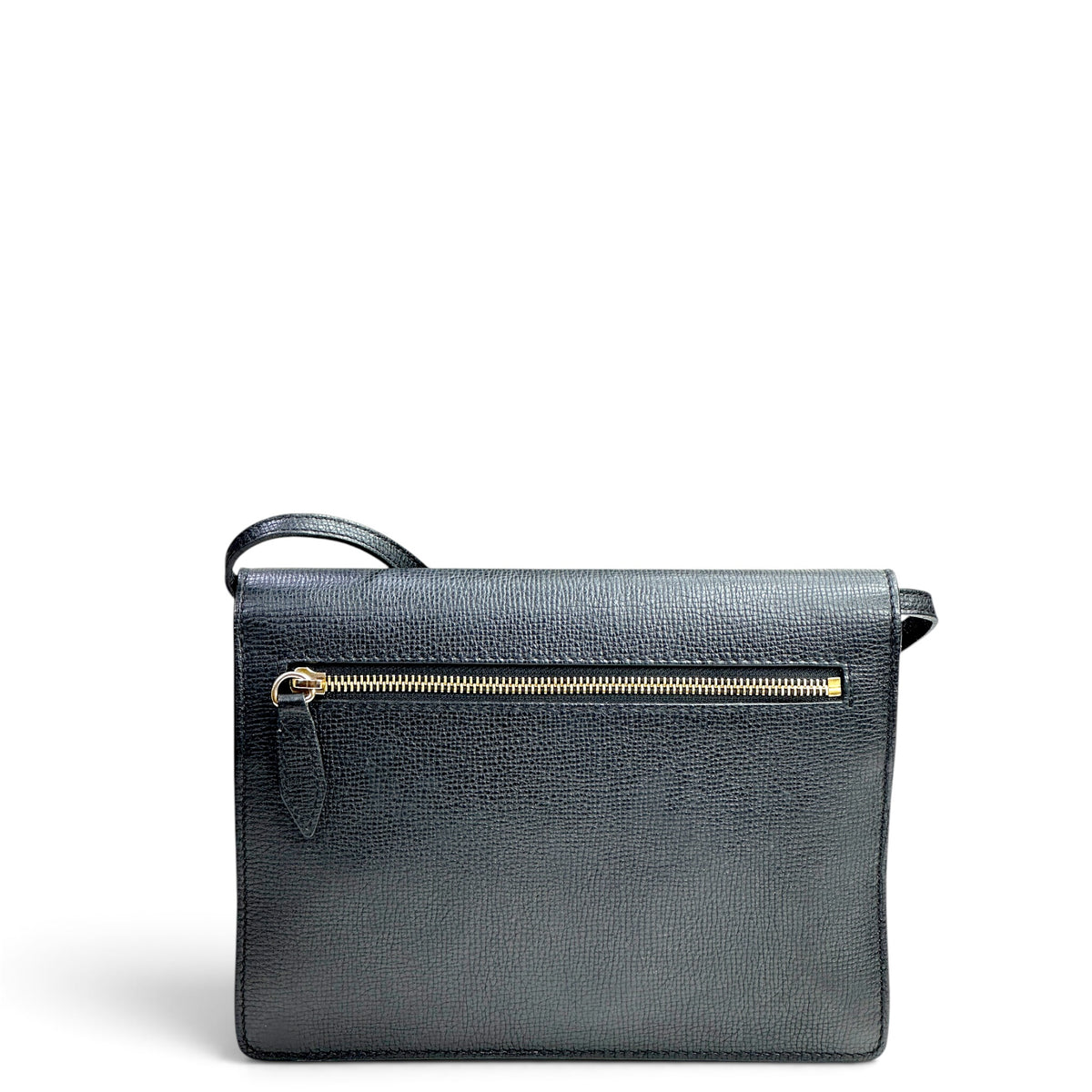 Burberry House Check Canvas and Black Leather Medium Crossbody Bag