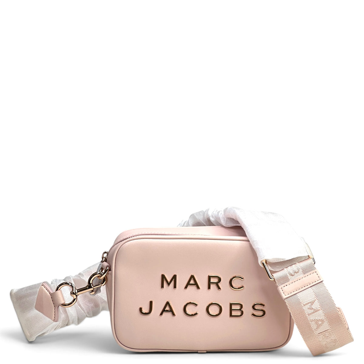 Marc Jacobs The Flash Peach Whip Leather Crossbody Bag