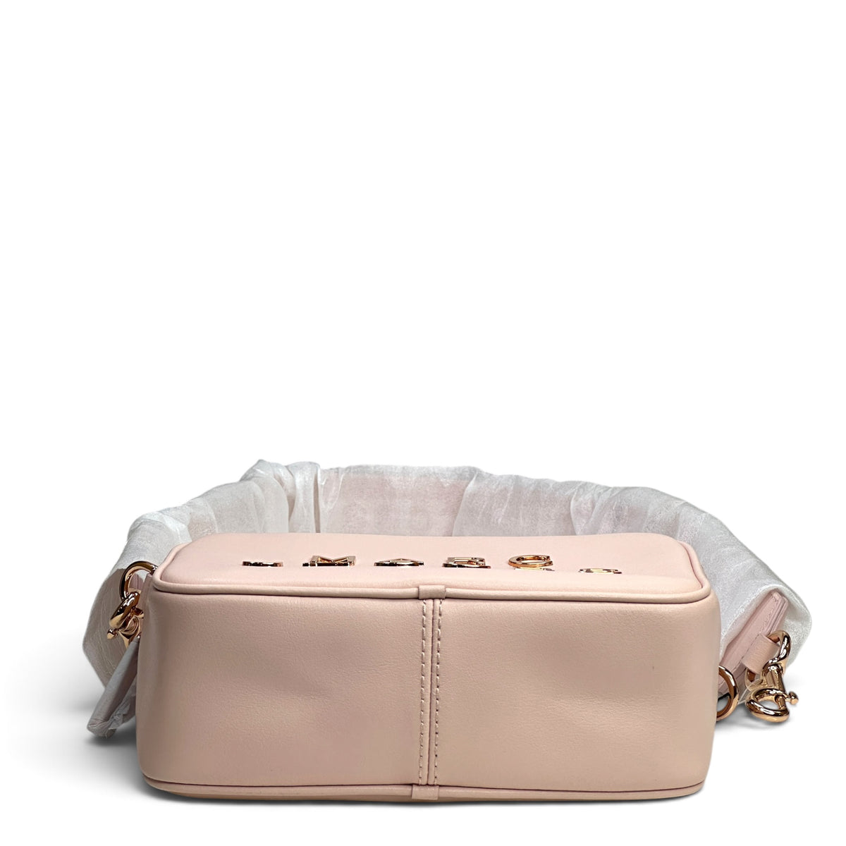 Marc Jacobs The Flash Peach Whip Leather Crossbody Bag