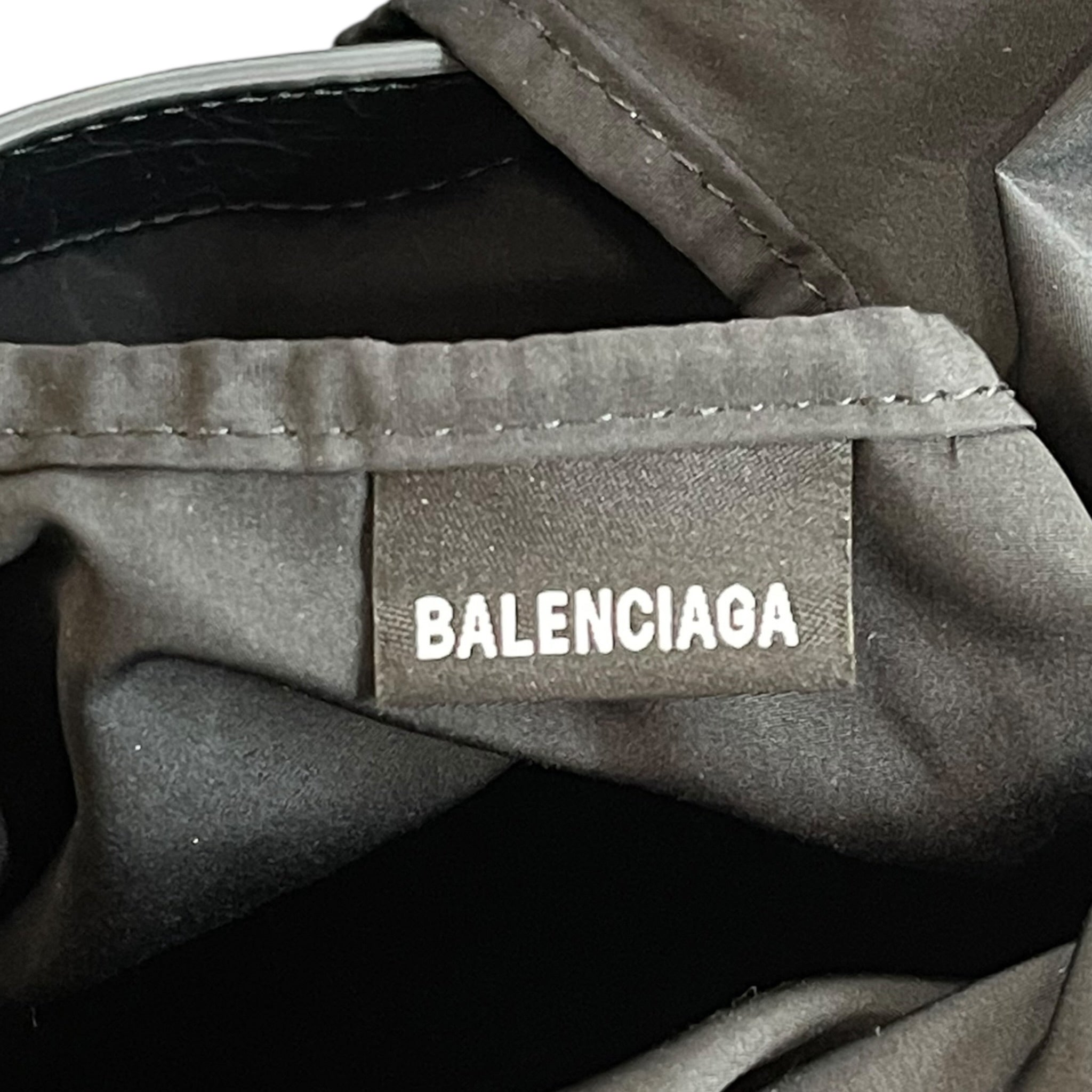 Balenciaga Neo Cagole Black Arena Lambskin