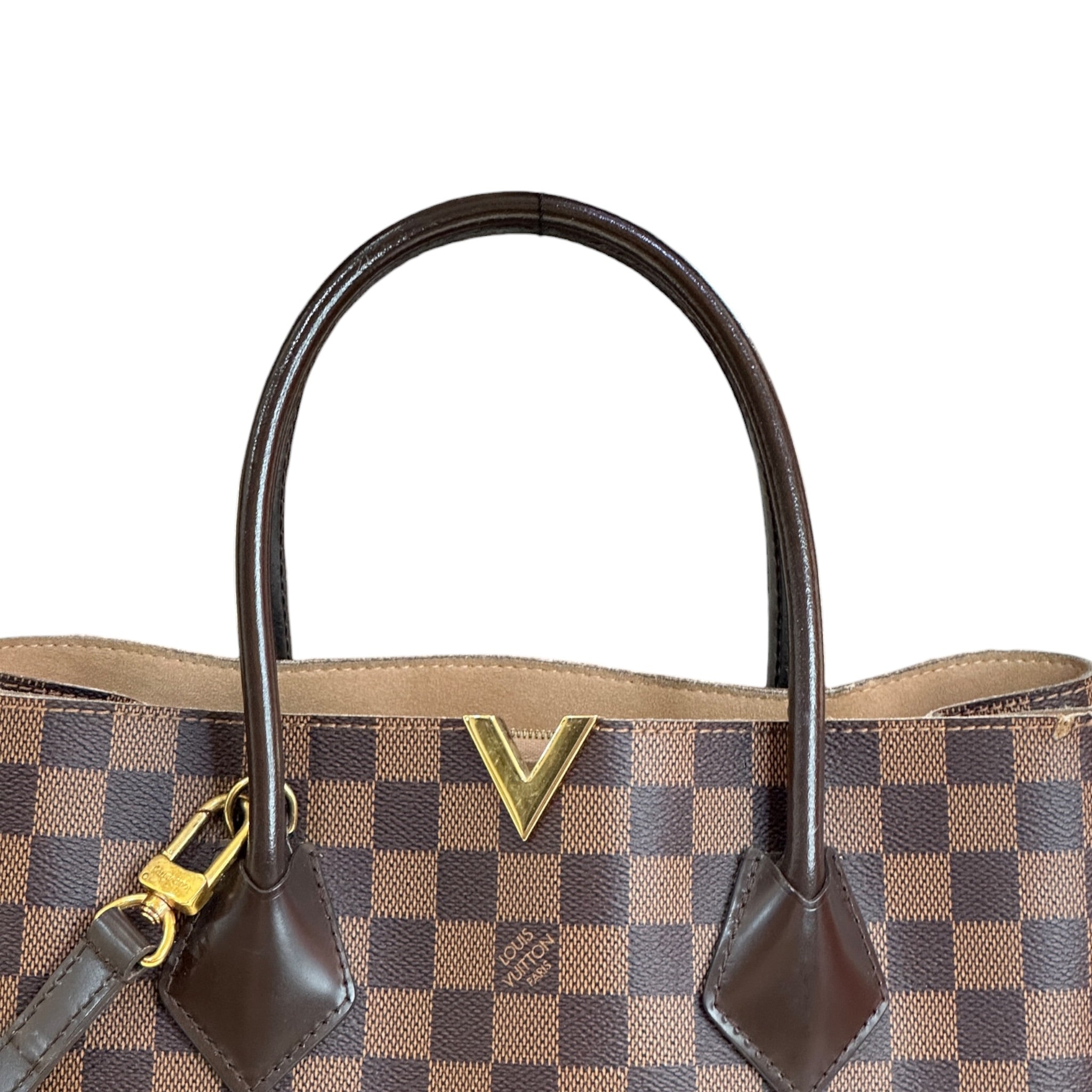 Louis Vuitton Kensington V Bag Damier Ebene Canvas