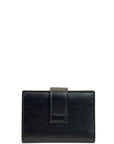 Salvatore Ferragamo Hug Card Holder Black Calf Leather