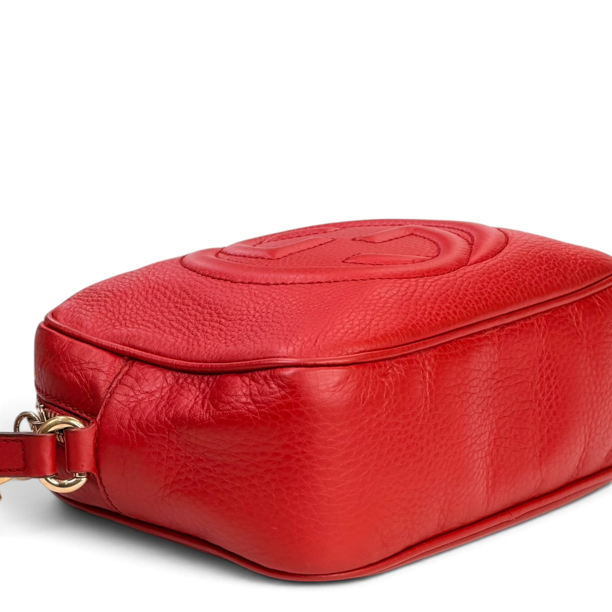 Gucci Soho Disco Small Red leather Crossbody Bag