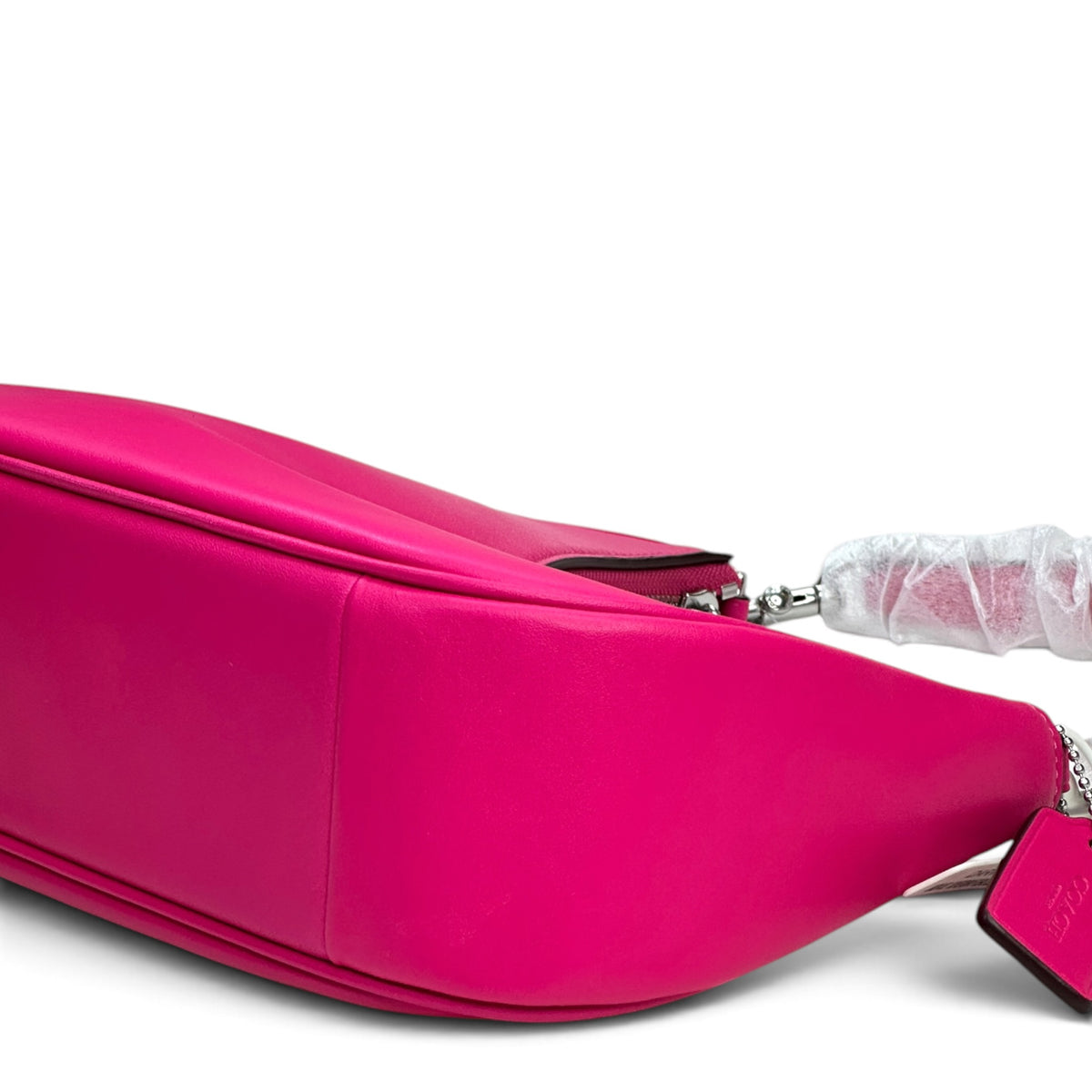 Coach Twisted Teri  Medium Pink leather Shoulder Bag
