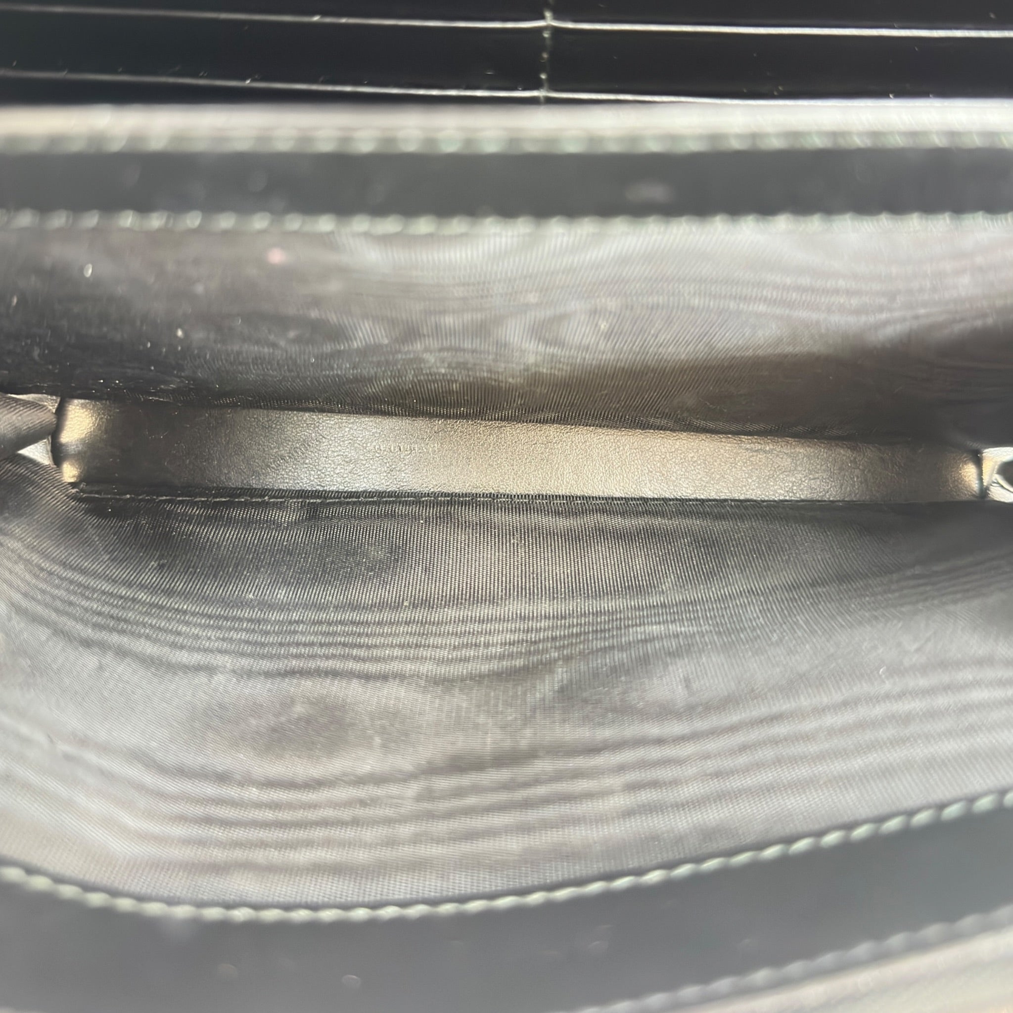 Gucci GG Marmont Wallet on Chain Black Matelasse Chevron