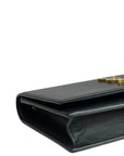 Saint Laurent Kate Tassel Clutch Black Leather