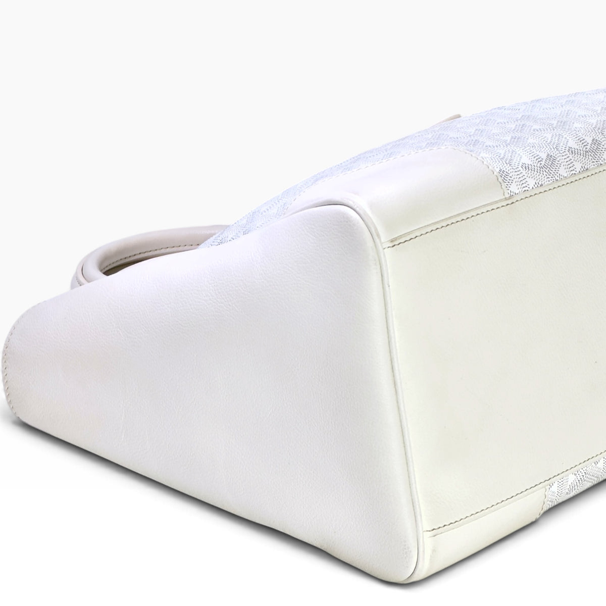 Goyard Saigon Mm medium white canvas Tote Bag
