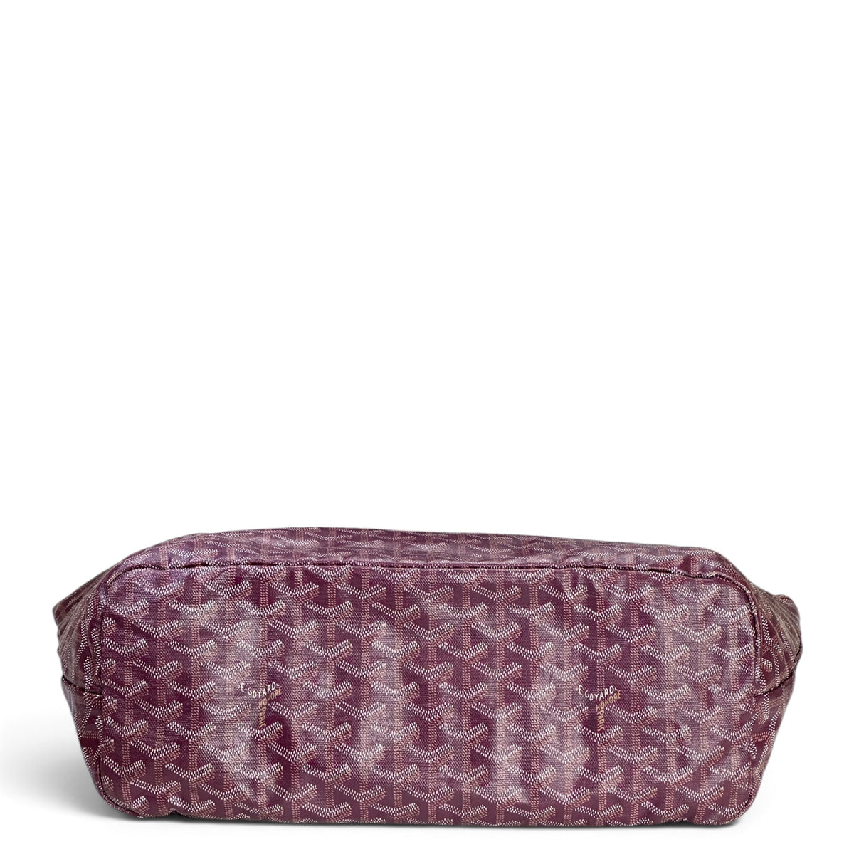 Goyard St Louis PM Burgundy Goyardine Tote Bag