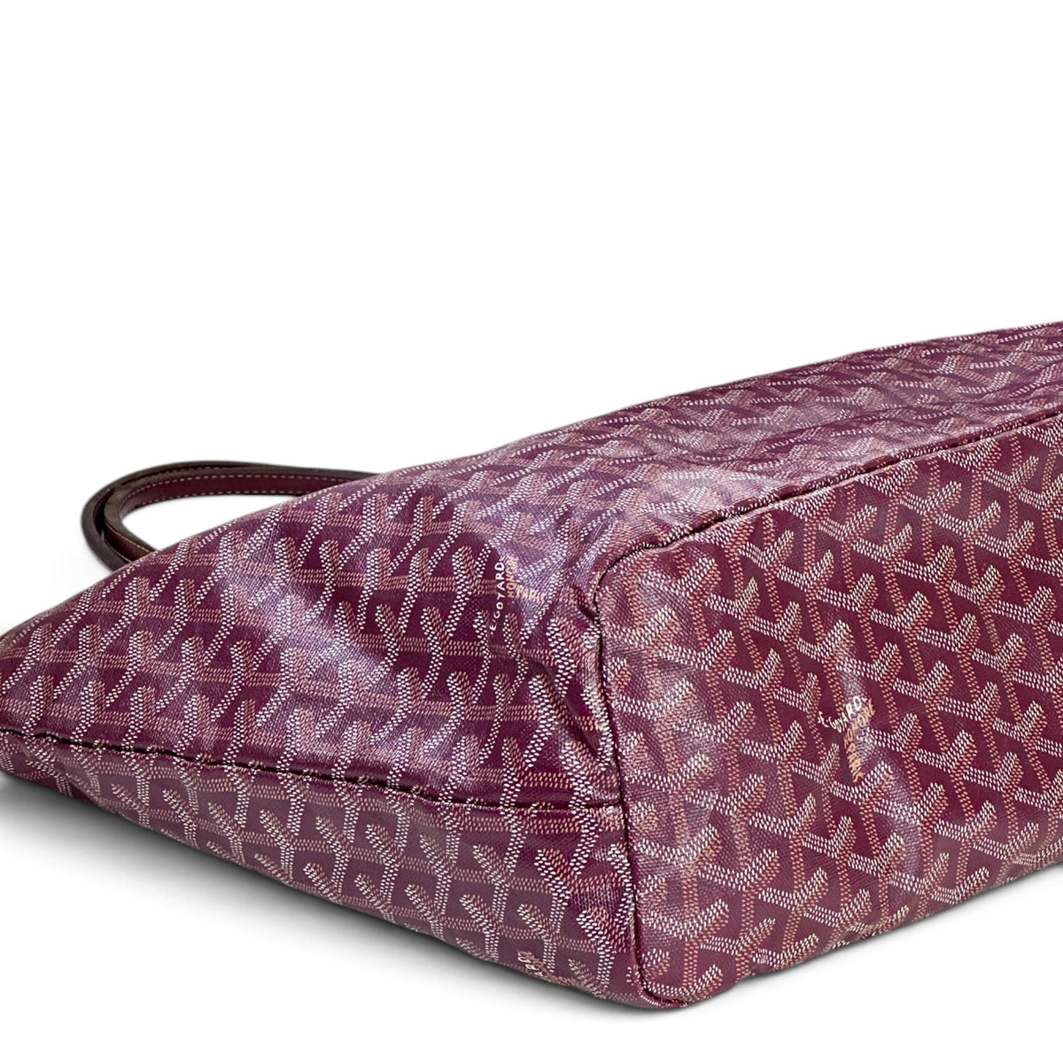 Goyard St Louis PM Burgundy Goyardine Tote Bag