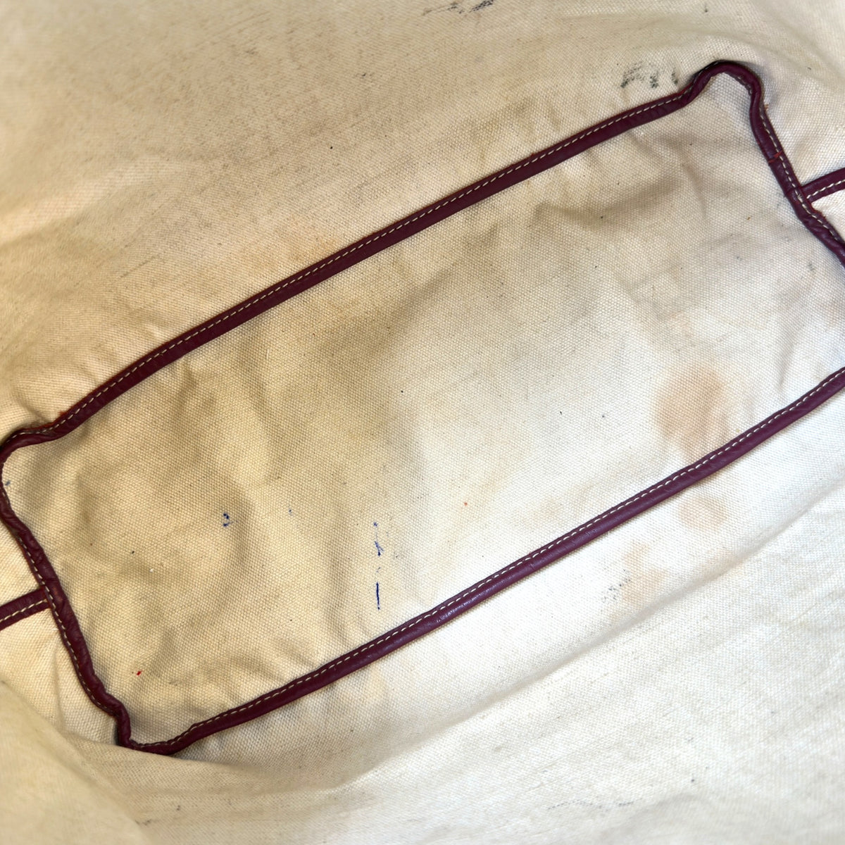 Goyard St Louis PM Burgundy Goyardine Tote Bag