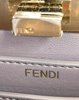 Fendi Stingray Peekaboo ISeeU Petite Bag Beige Leather