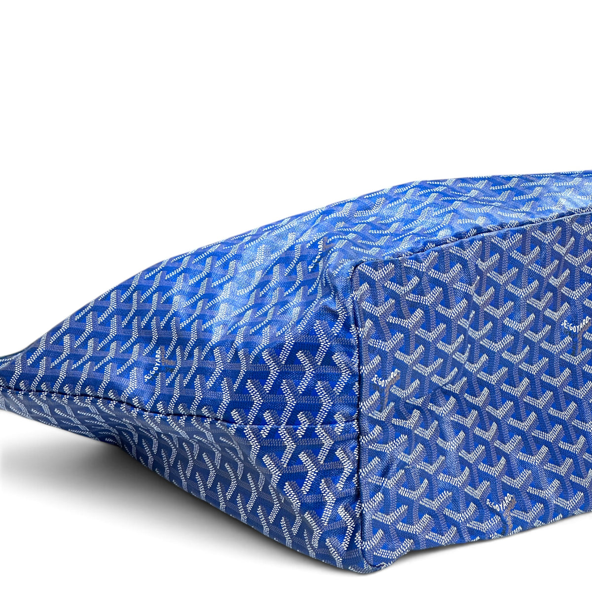 Goyard St Louis PM  blue  Goyardine Tote Bag