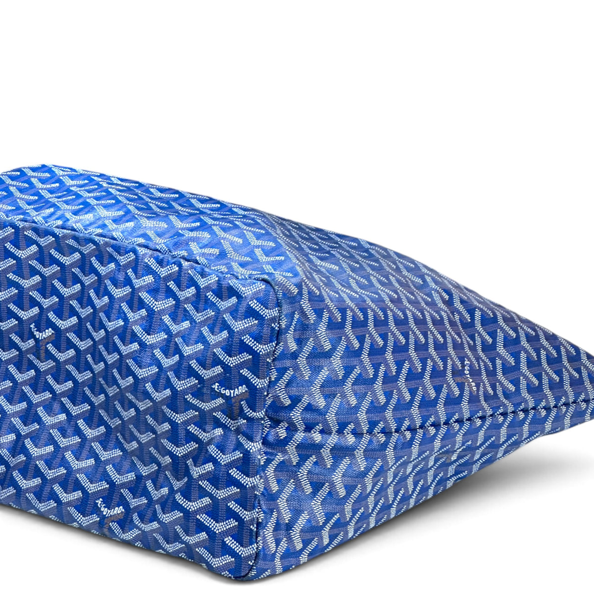 Goyard St Louis PM  blue  Goyardine Tote Bag