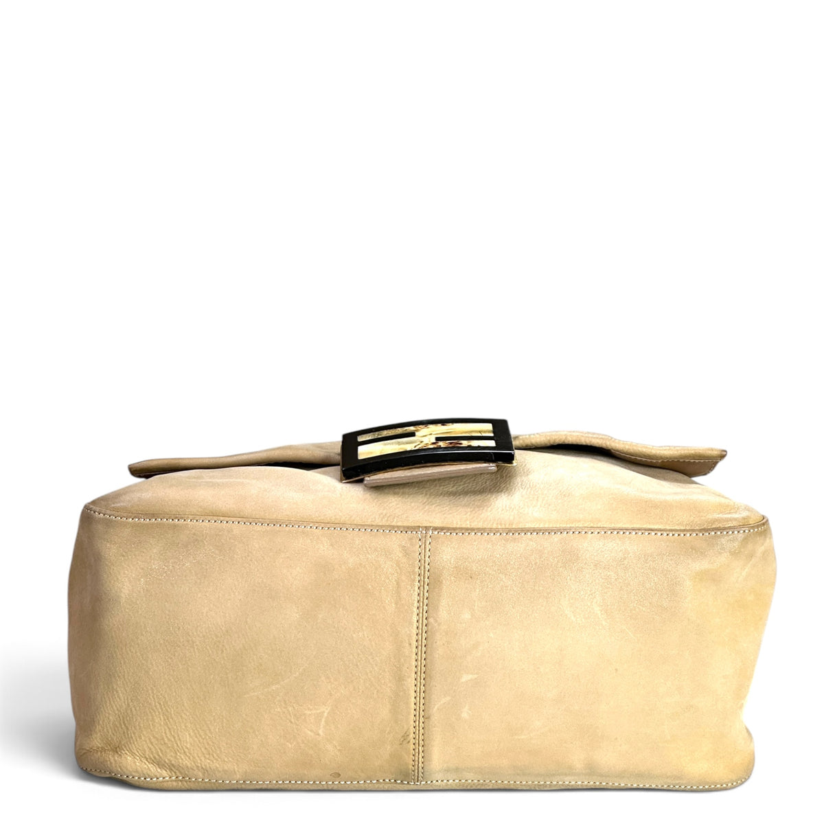 Fendi Mamma Beige Leather Baguette