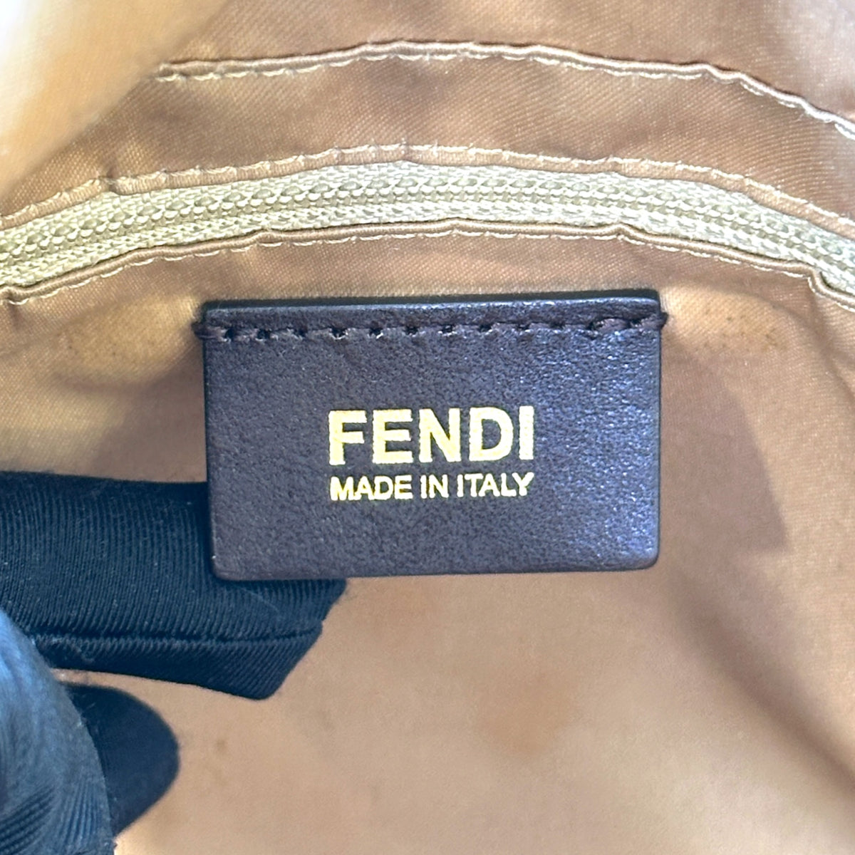 Fendi Mamma Beige Leather Baguette