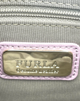 Furla Light Pink Leather Agata Satchel