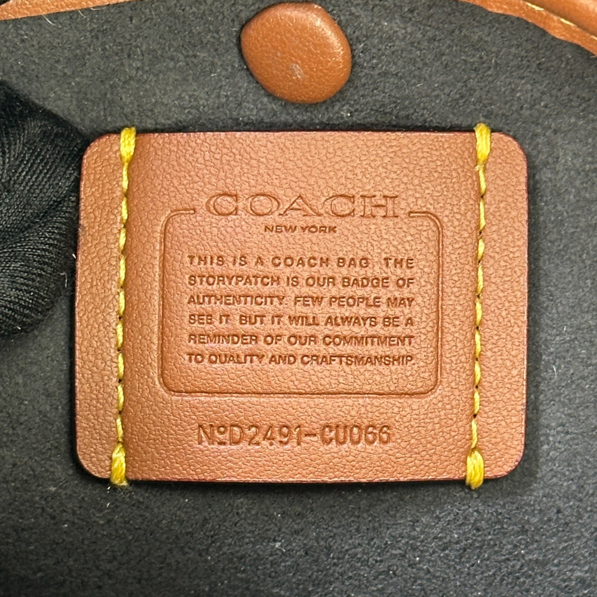 Coach Empire 26 Carryall Bag Medium Black Leather