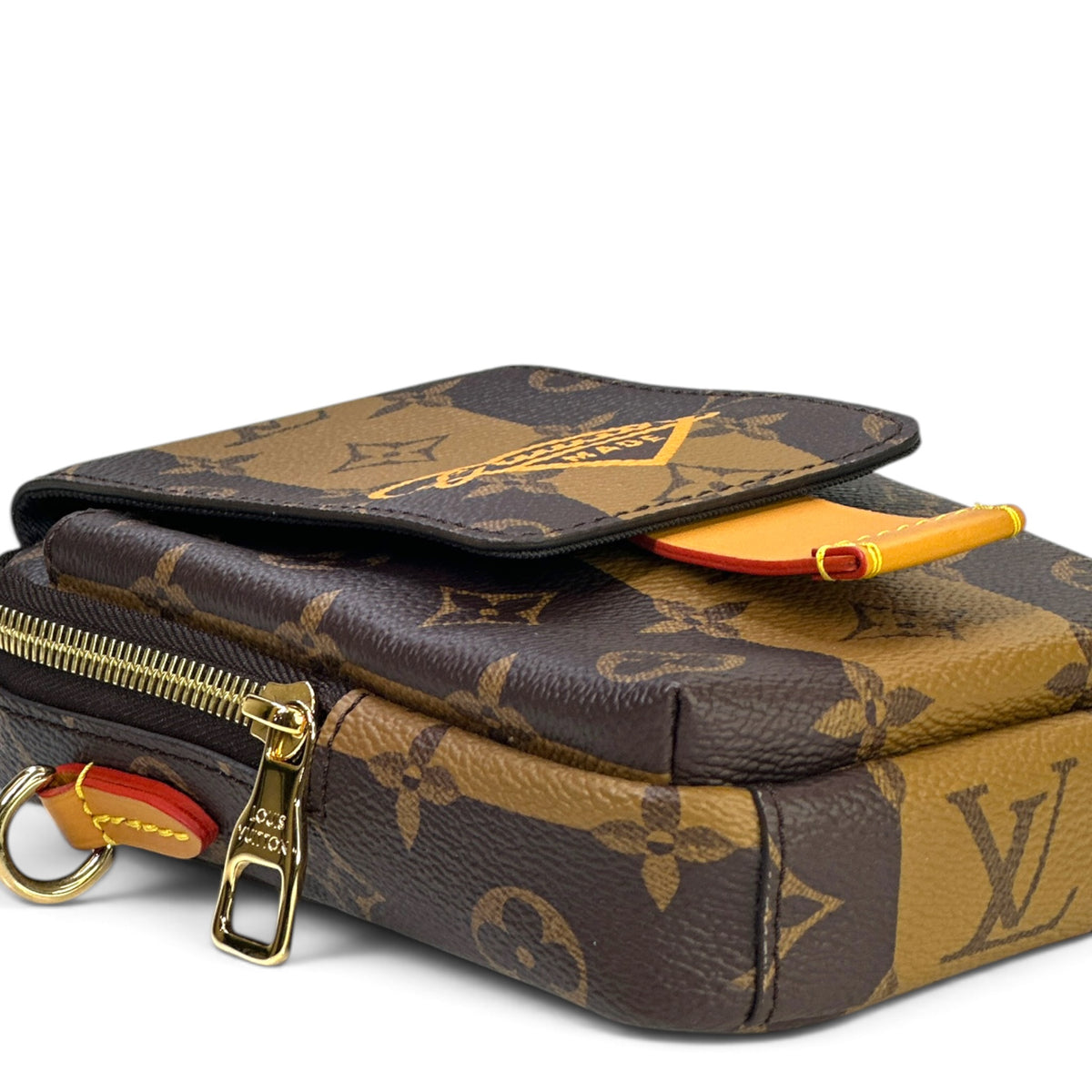 Louis Vuitton x Nigo Flap Double Phone Pouch