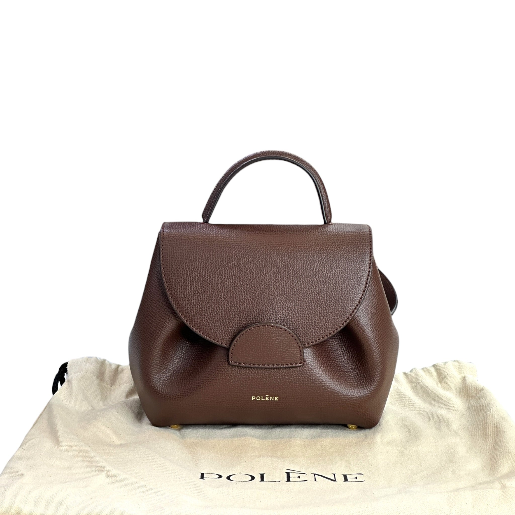 Polène Numéro Un Nano Sandalwood Textured Leather