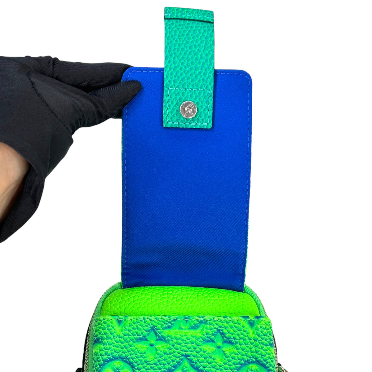Louis Vuitton Double Illusion Green- Blue Crossbody Pouch