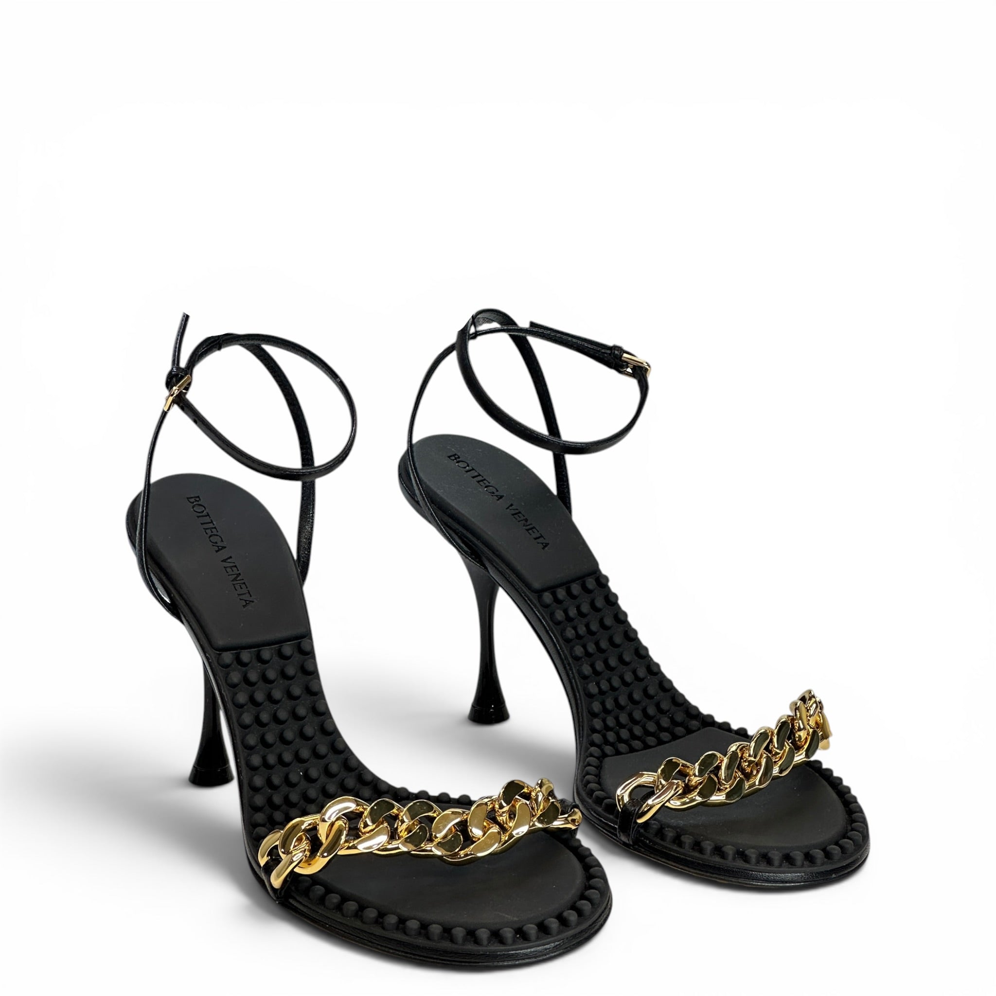 Bottega Veneta Dot ankel stap sandals EU 39