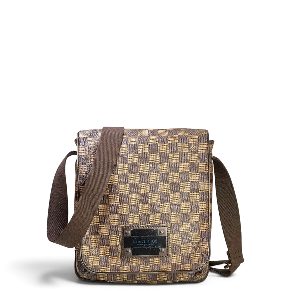 Louis Vuitton Brooklyn PM Brown Leather Sling Bag