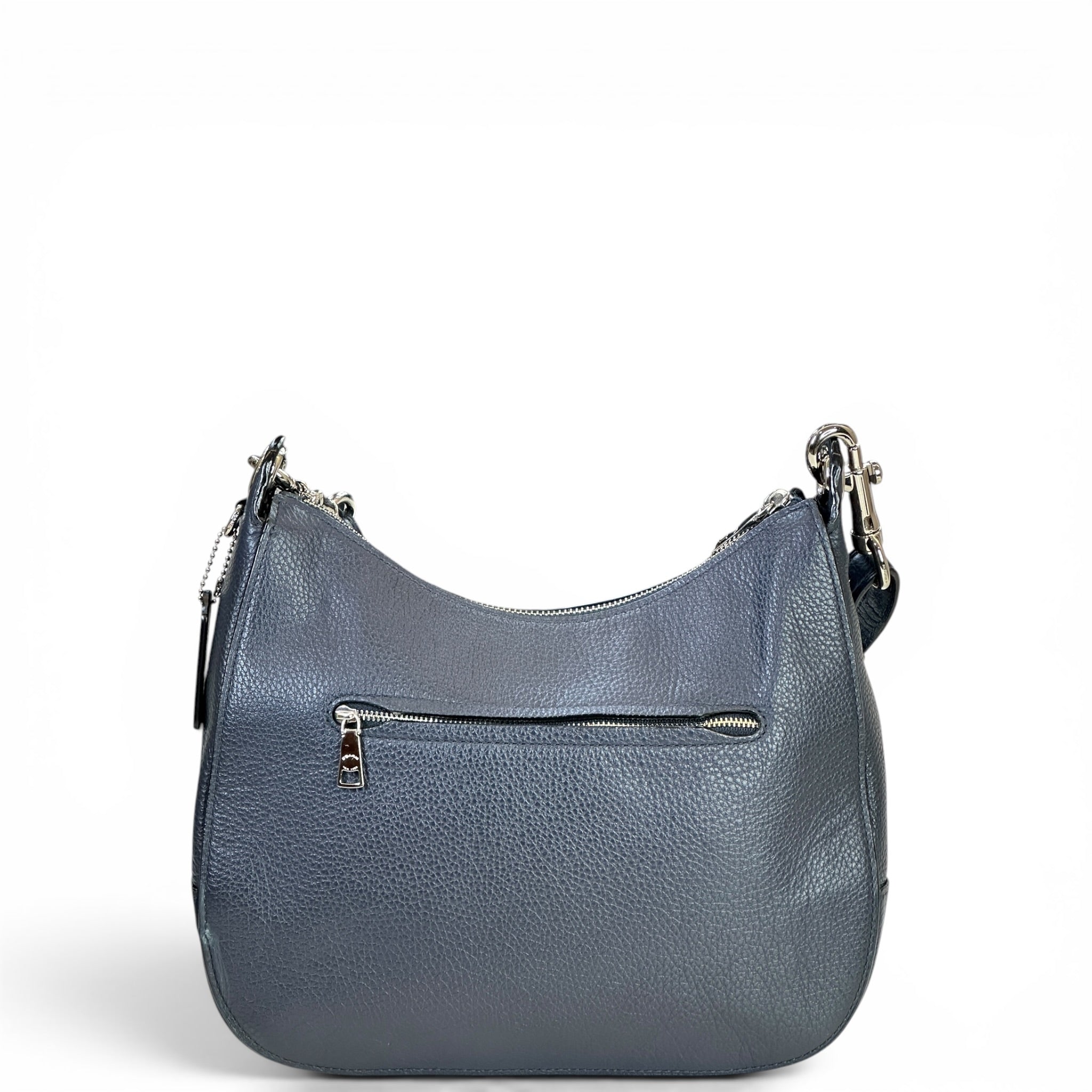 Coach Jes Hobo Blue Leather Bag