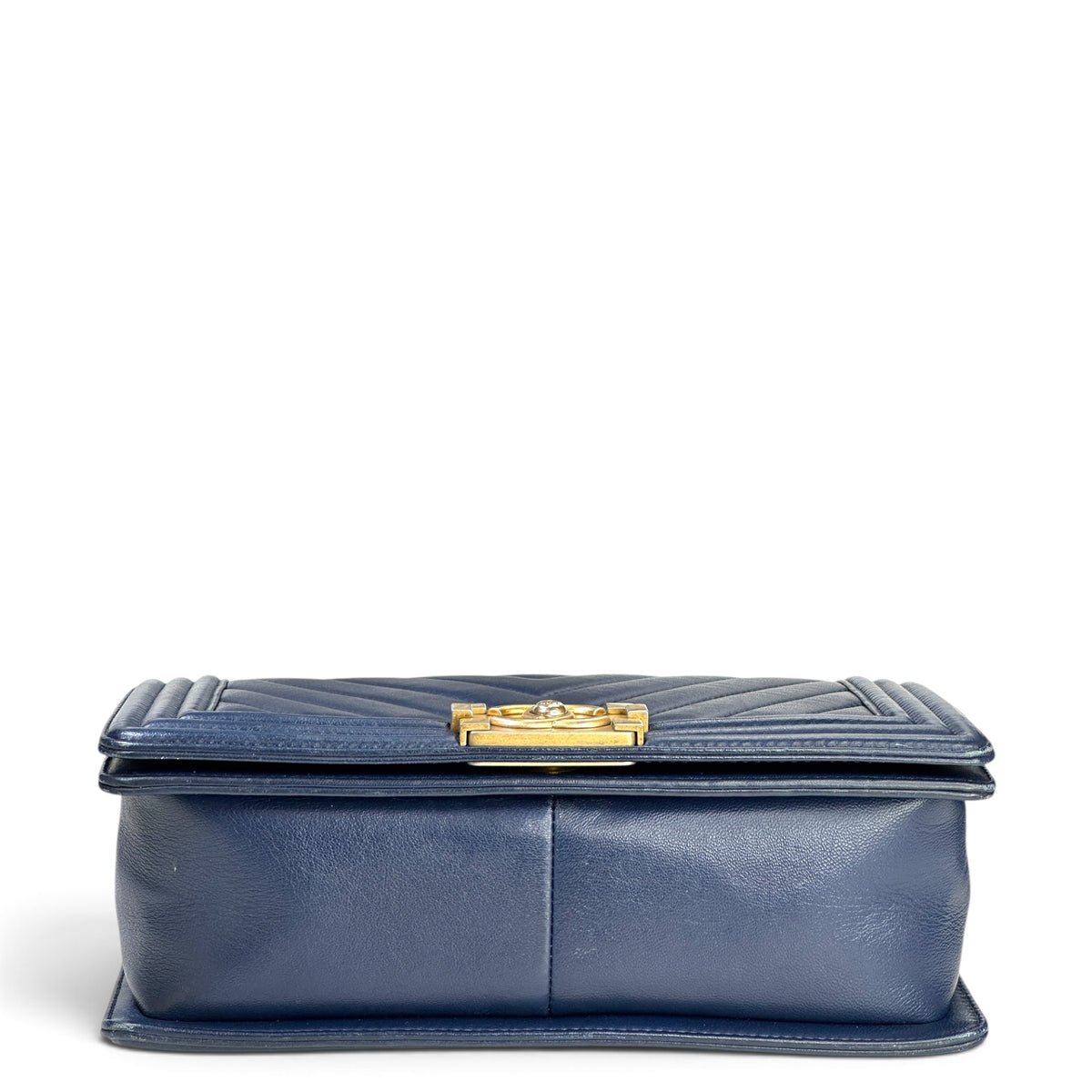 Chanel Boy Flap Navy Quilted Leather Shoulder Bag