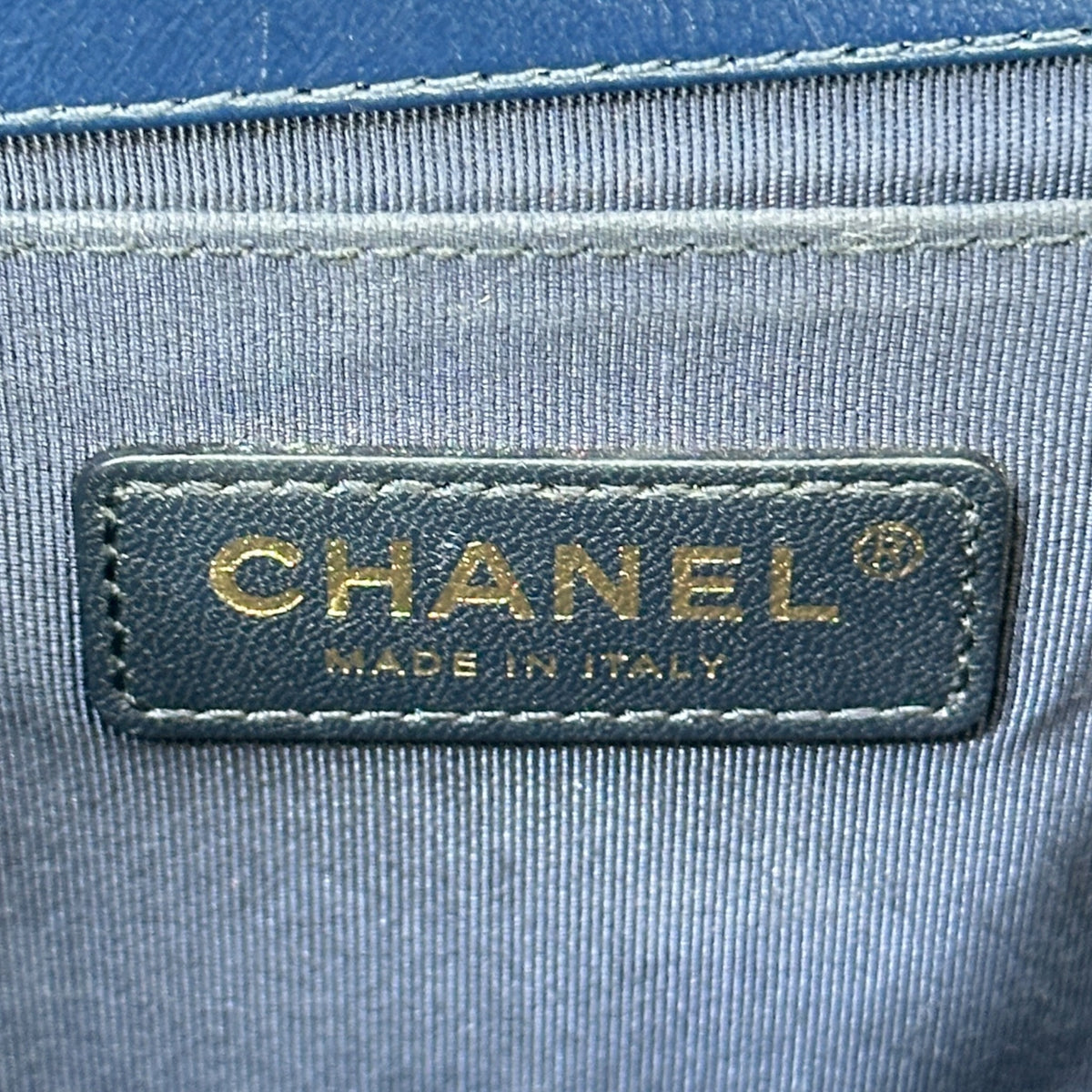 Chanel Boy Flap Navy Quilted Leather Shoulder Bag