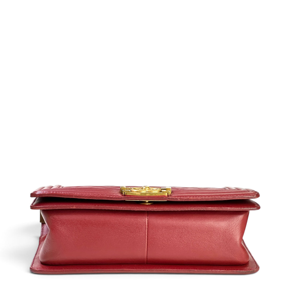 Chanel Boy Flap Burgundy Quilted Leather Shoulder Bag