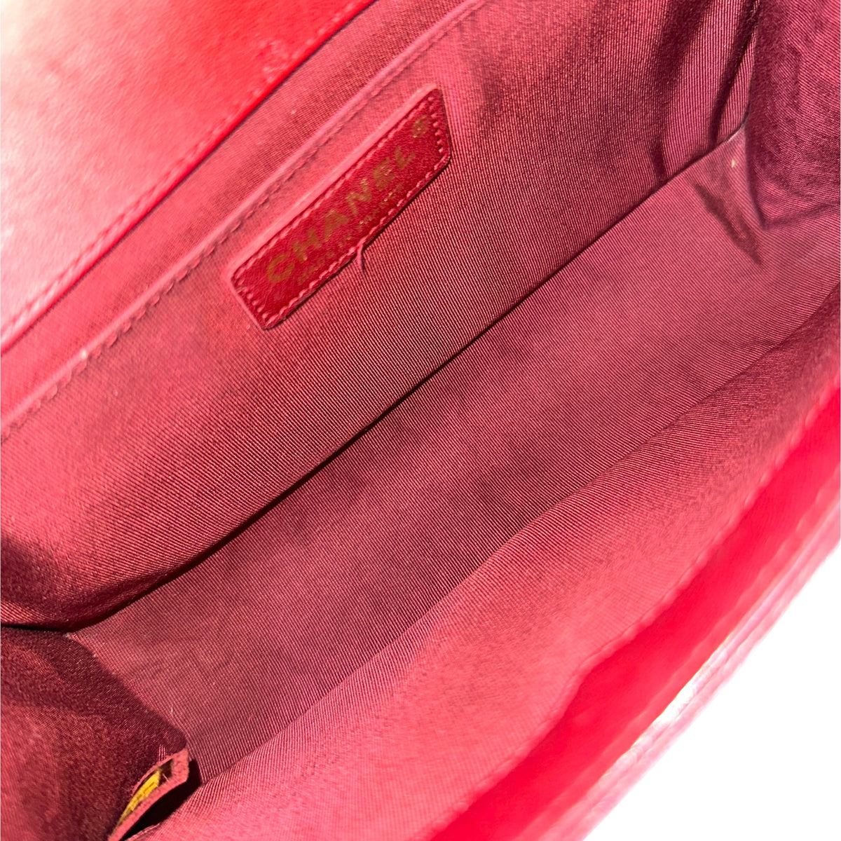 Chanel Boy Flap Burgundy Quilted Leather Shoulder Bag