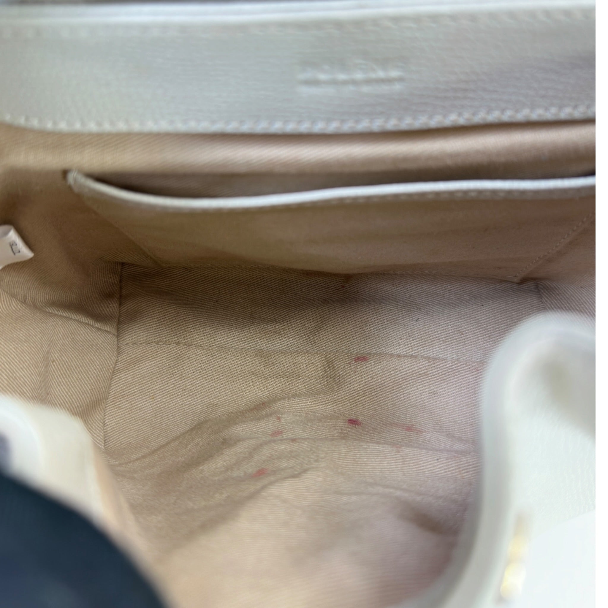 Polène Numéro Un Nano Chalk Textured Leather