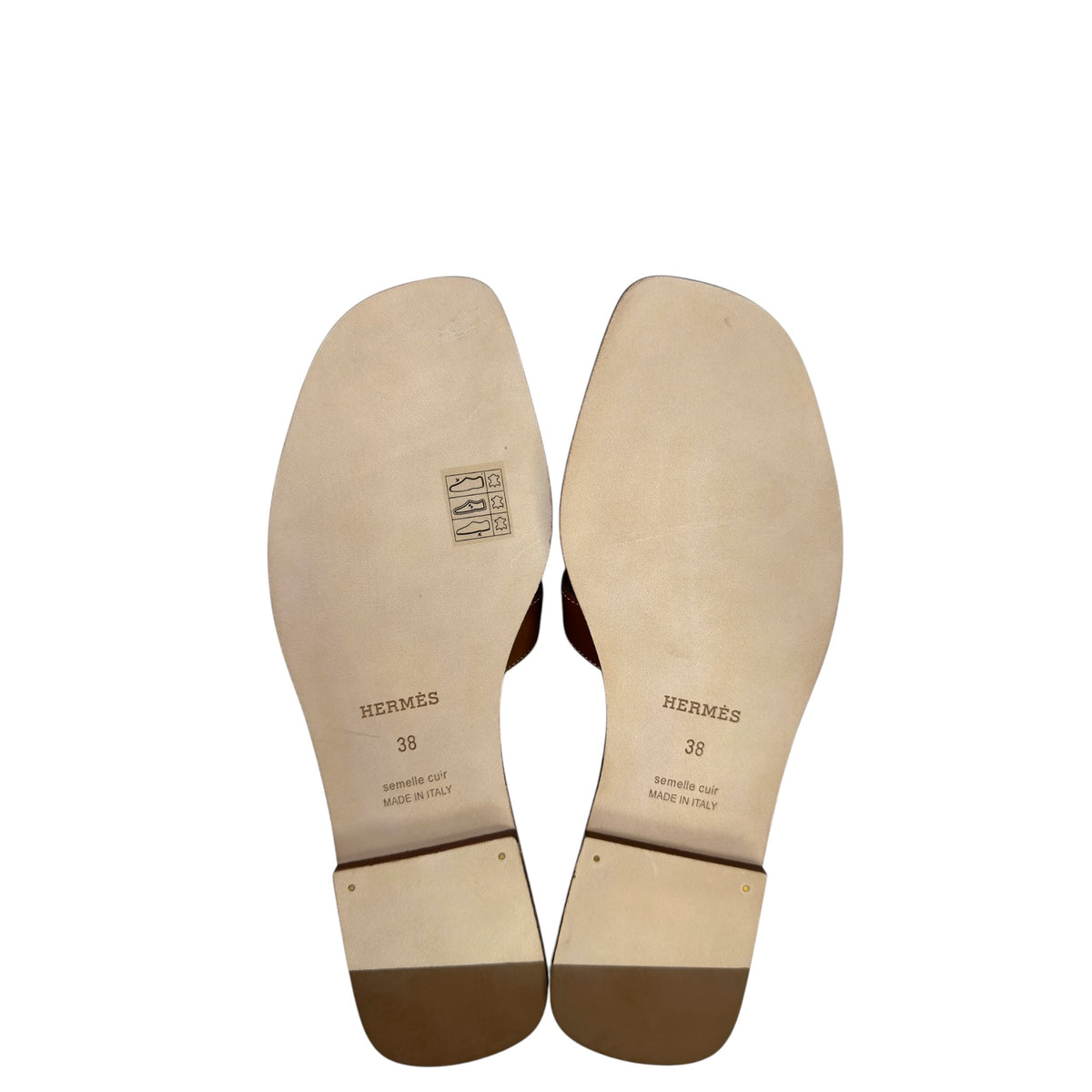 Hermes Orans Tan EU 38