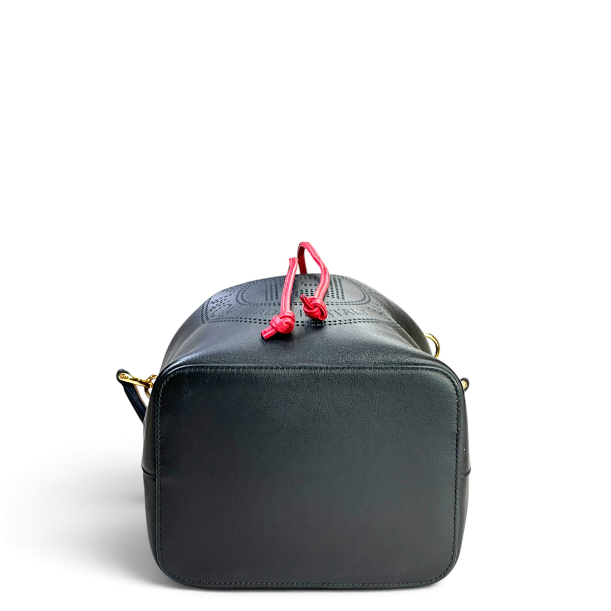 Fendi Mon Tresor Small Black Leather Bucket Bag