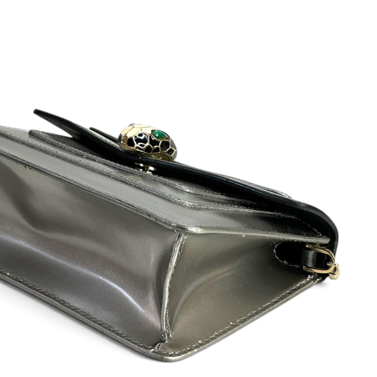 Bvlgari serpentine forever mettalic bronze mini shoulder bag
