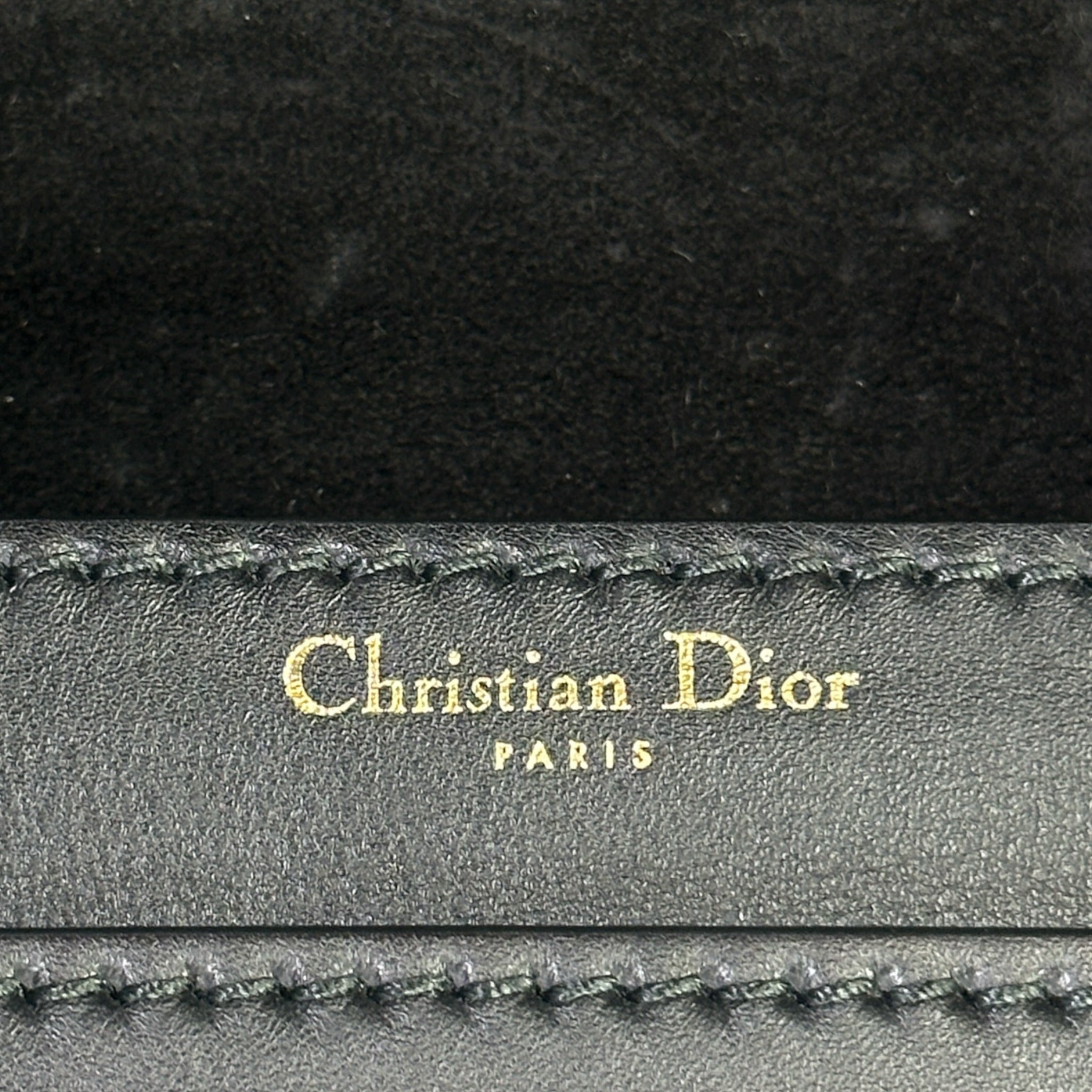 Christian Dior J'Adior Shoulder Bag Black Calfskin
