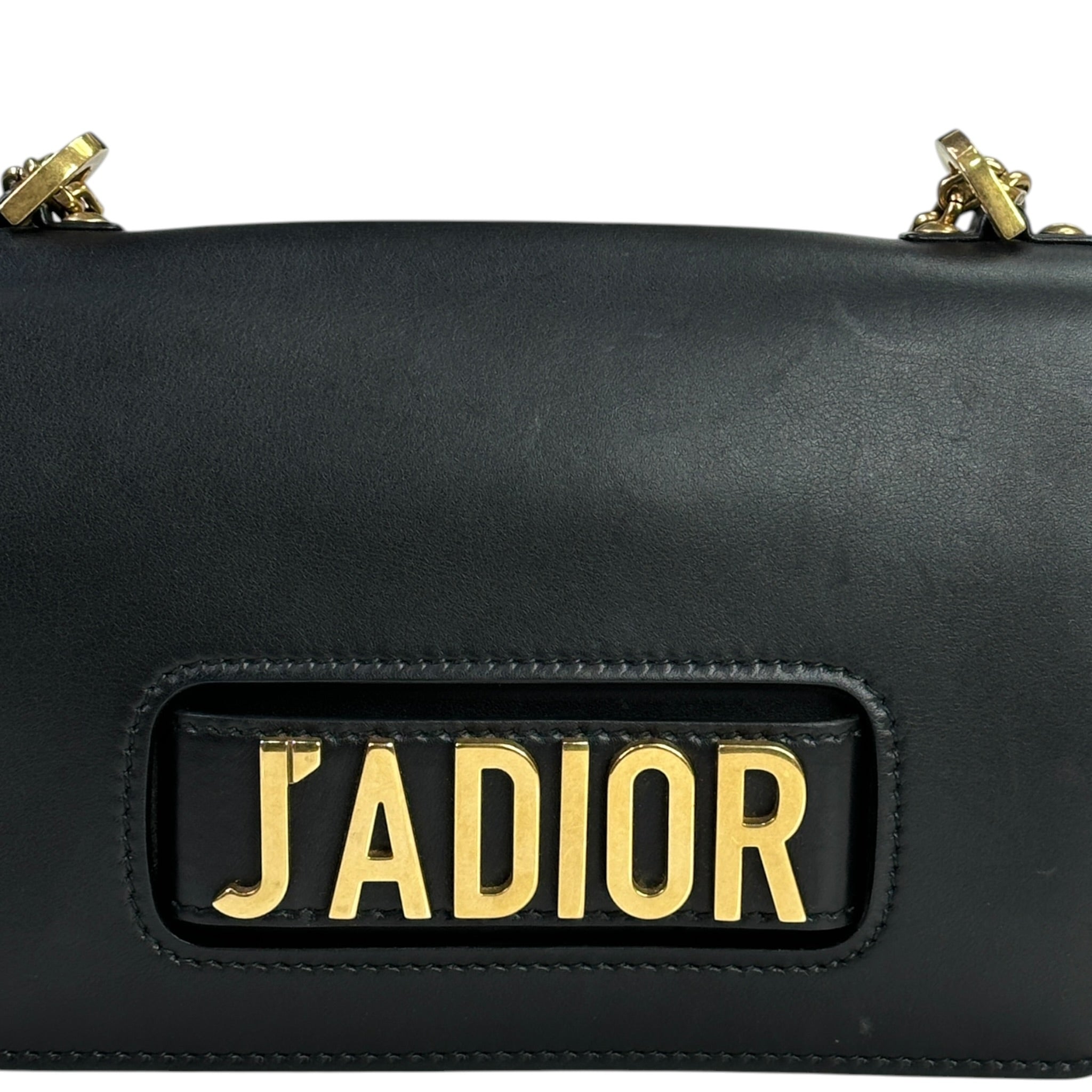 Christian Dior J'Adior Shoulder Bag Black Calfskin