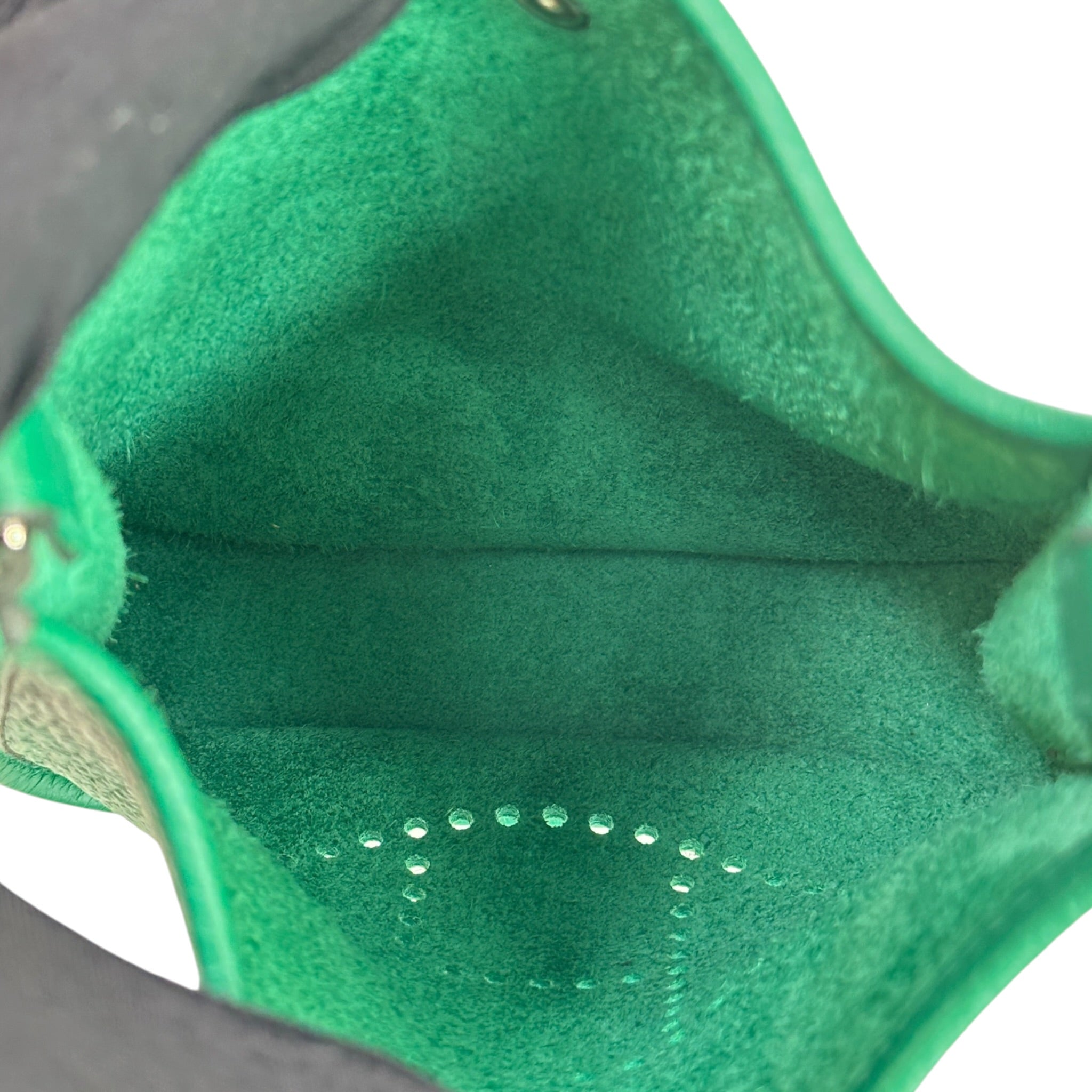 Hermès Mini Evelyne 16 TPM Vert Vertigo Clemence PHW