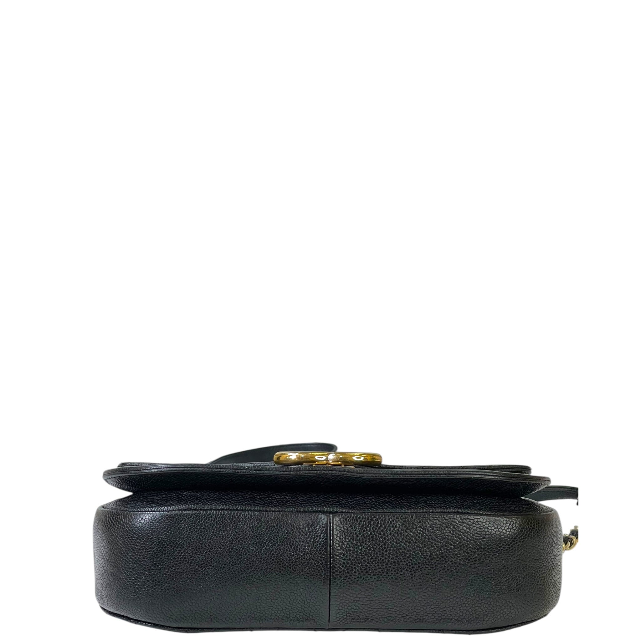 Chanel Coco Cuba Top Handle Bag Black Caviar Leather