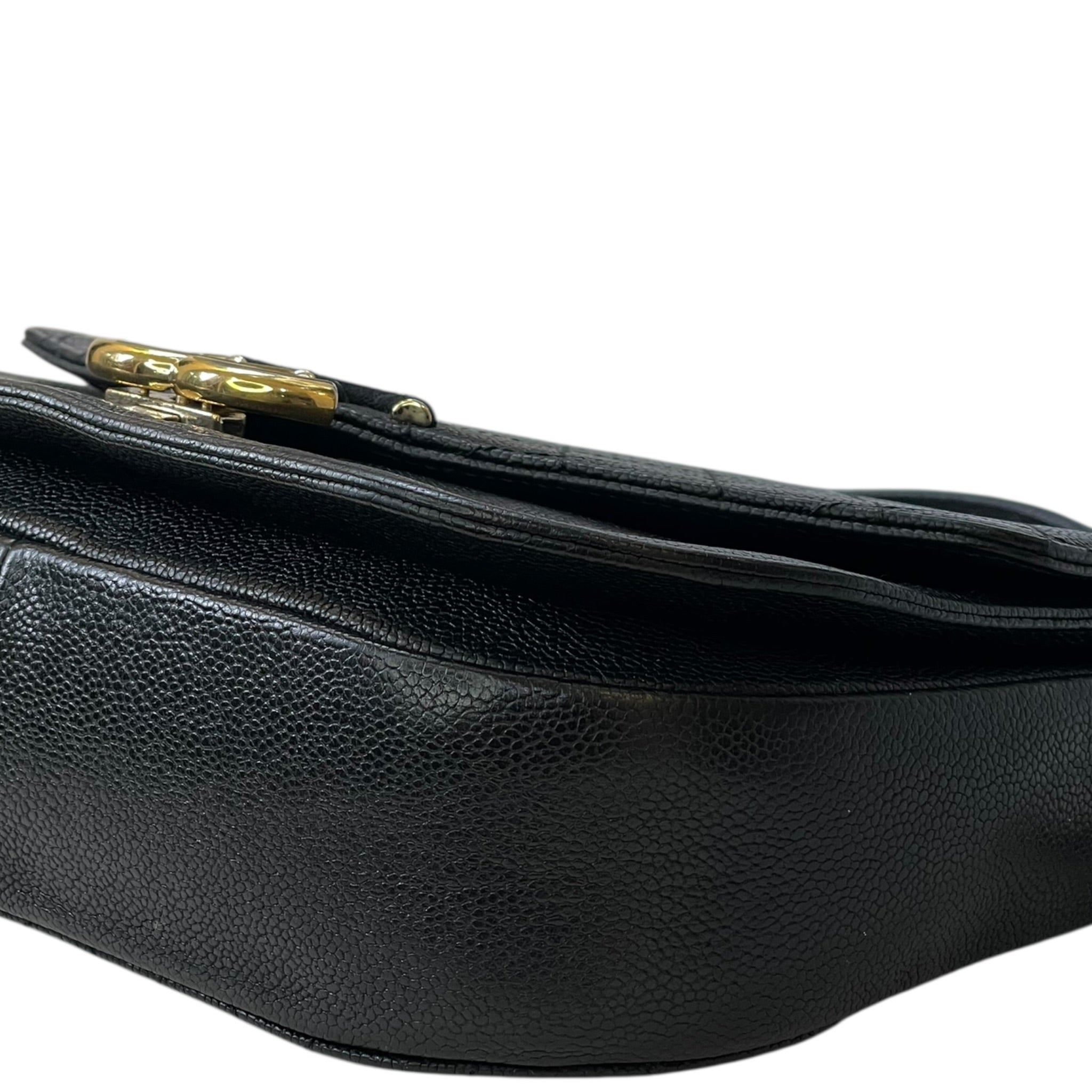 Chanel Coco Cuba Top Handle Bag Black Caviar Leather
