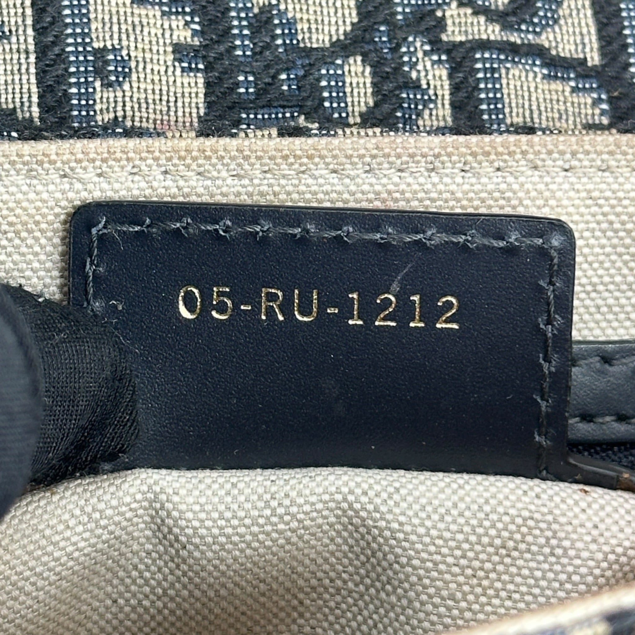 Christian Dior Saddle Dior Oblique Embroidery Bag