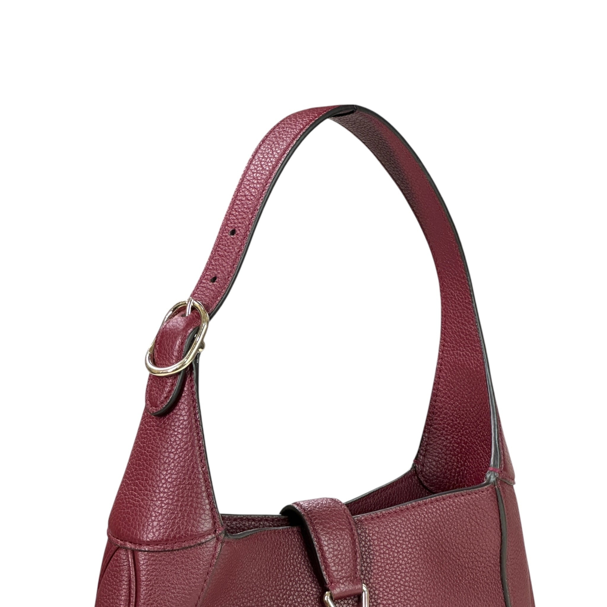 Gucci Jackie Small Burgundy Leather Bag