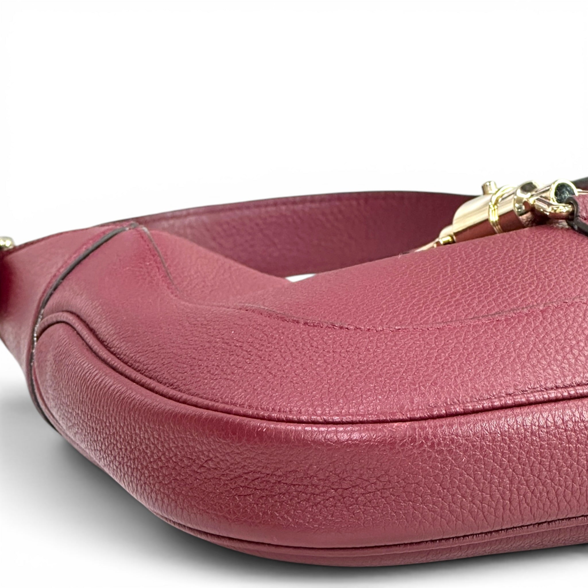 Gucci Jackie Small Burgundy Leather Bag
