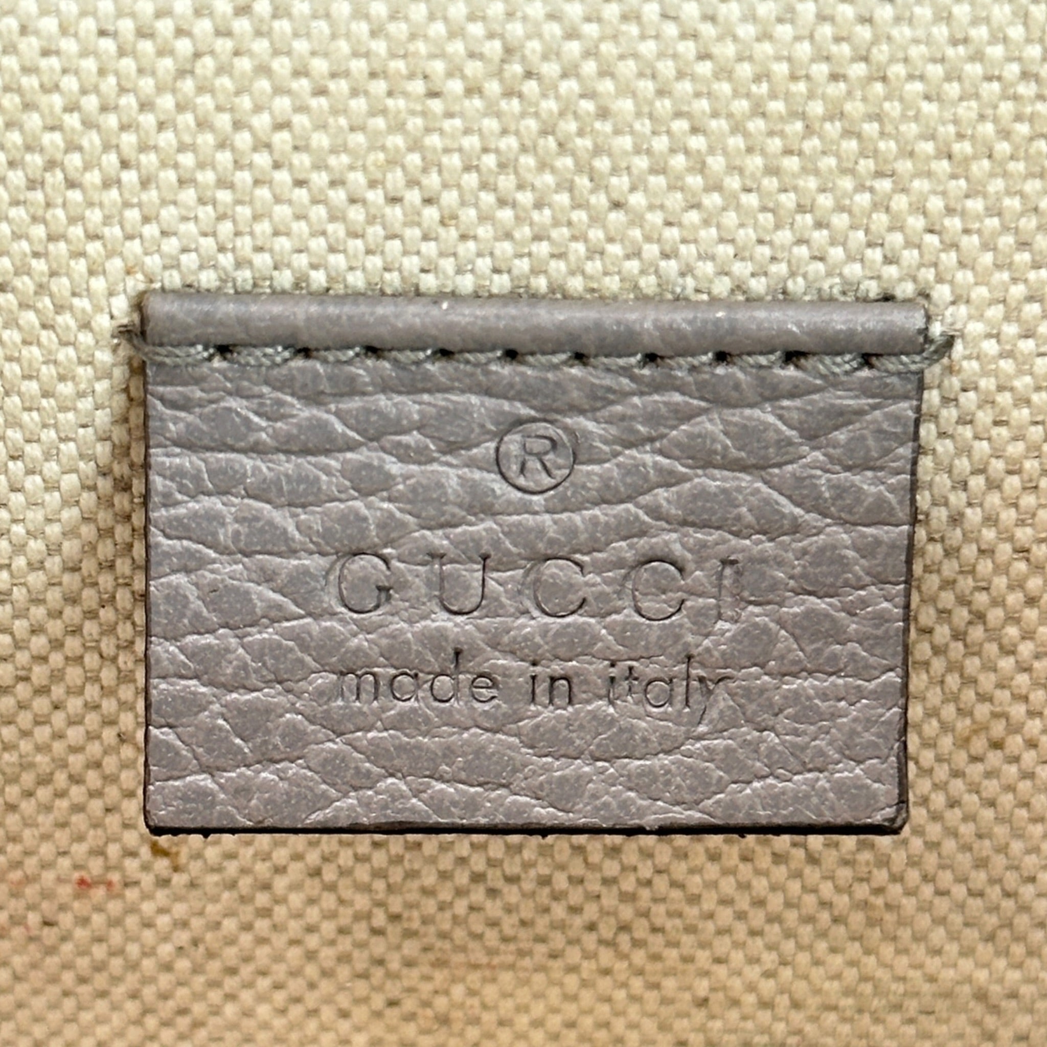 Gucci Dionysus Mini Grey Textured Leather Bag