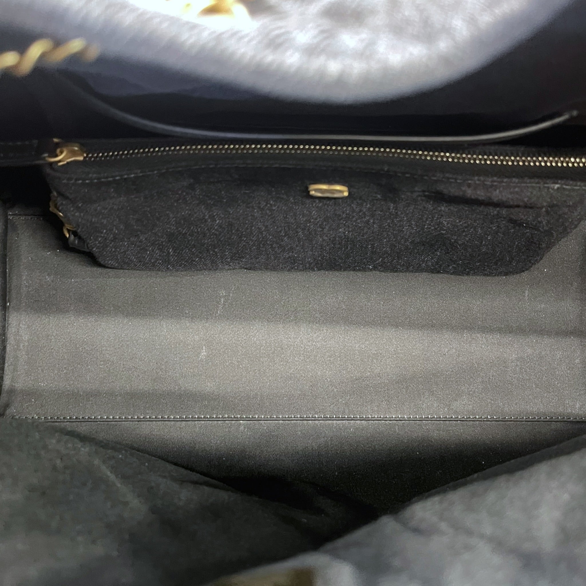 Chanel 25 Medium Handbag Black Washed Denim