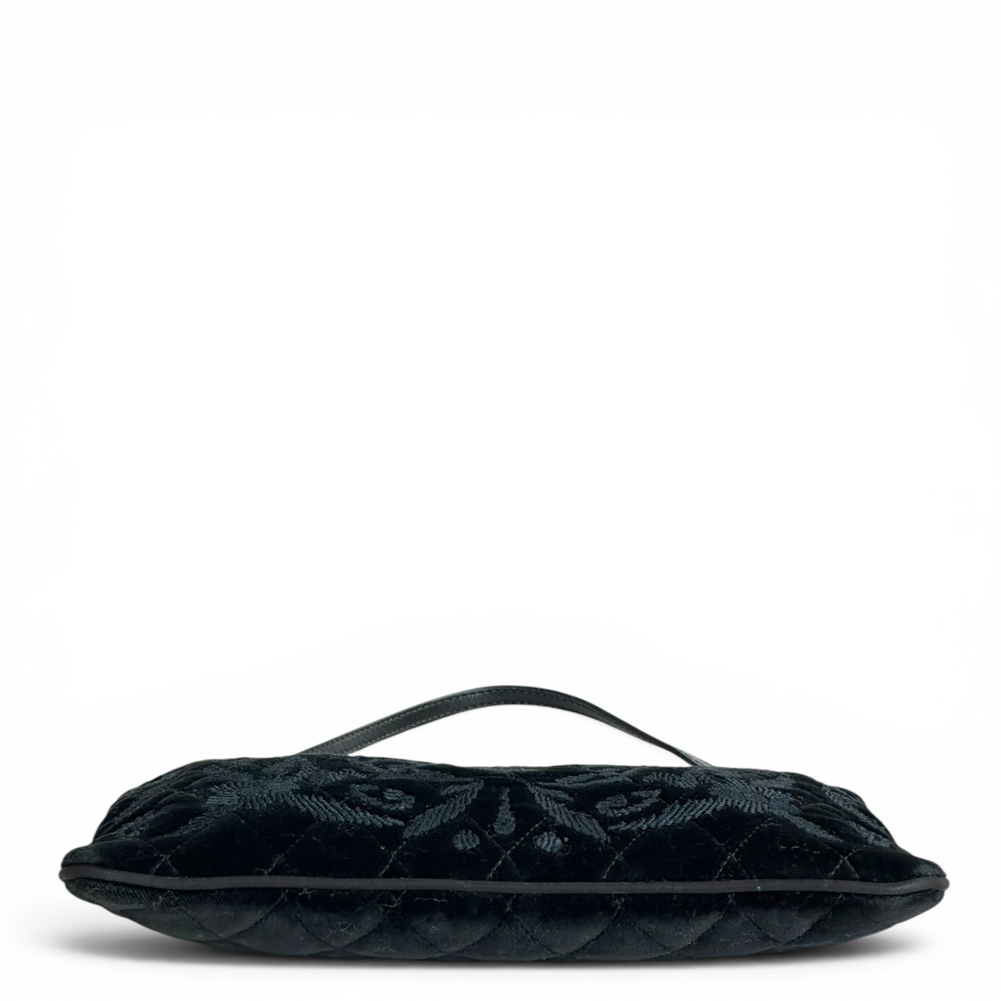 Prada Zip Top Black Shoulder Bag