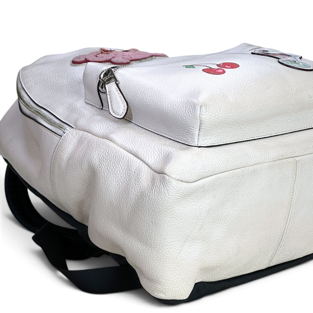 Coach Charlie white leather Backpack