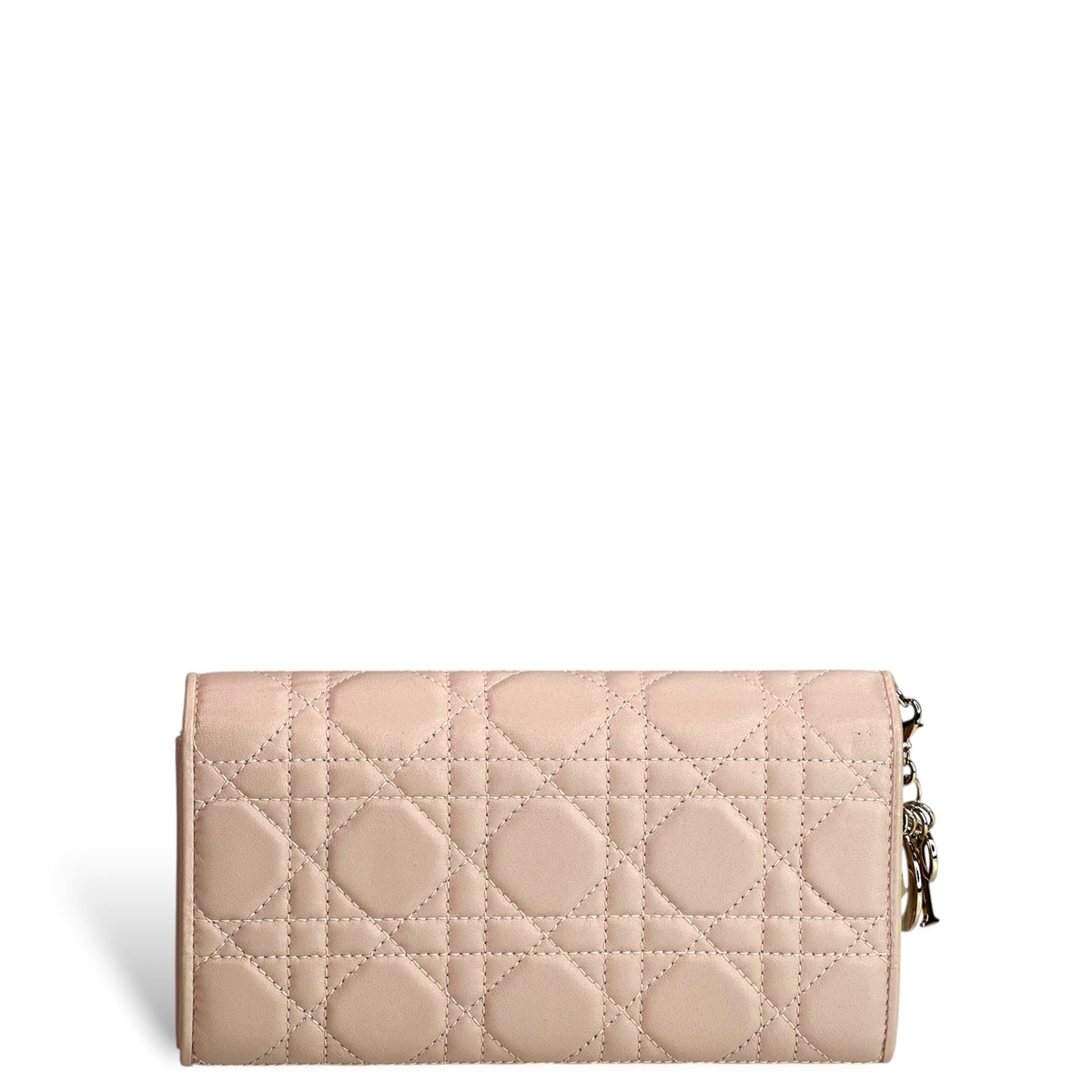 lady dior powder pink lamb skin wallet